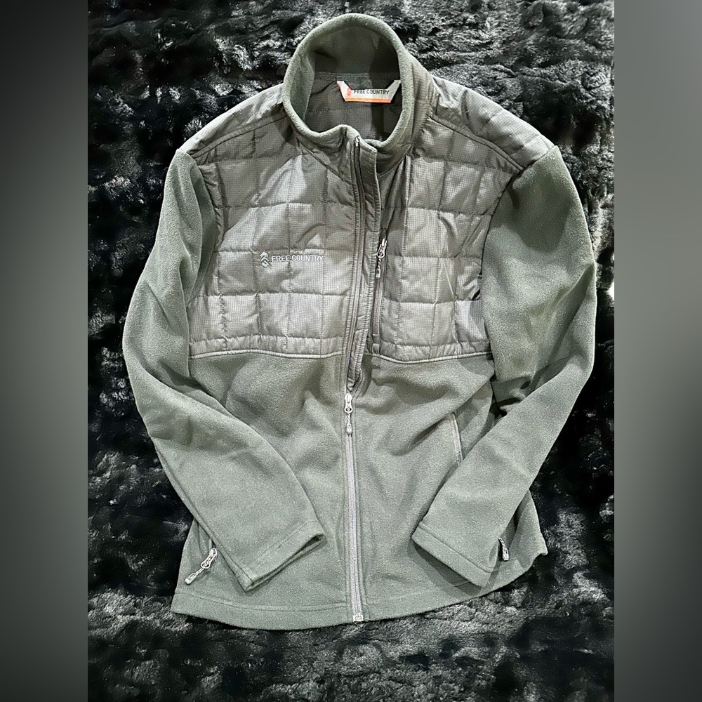 Free Country Men's Black Quilted Performance Jacket